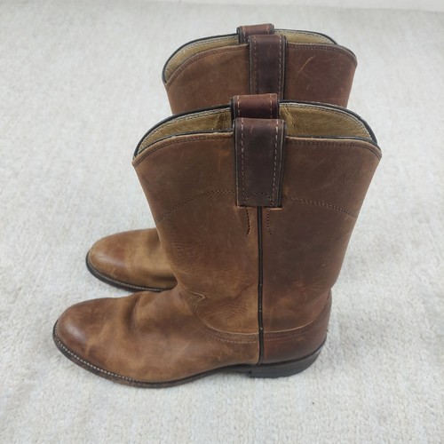 Justin Roper Cowboystiefel Damen 6 B braun Western Arbeitsstiefel USA 3408 - Bild 3 von 13