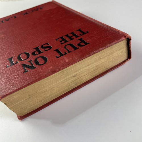 Vintage Put On The Spot Jack Lait 1930 Hardcover First Edition Red Crime Mystery - Picture 6 of 10