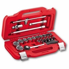 Assortimento in cassetta modulare con bussole esagonali (22 pz) 601 1/2" j22 usa