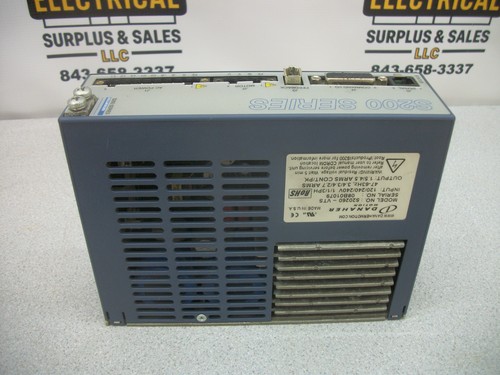 DANAHER SERVO DRIVE S20360-VTS 240VOLT 3PH 6.5/6.5/5.0 ARMS 3.0/9.0 ARMS CONT/PK - Picture 3 of 5