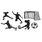  24PCS/Set Birthday Party Football Theme Decoration Cake Insert Decoration for