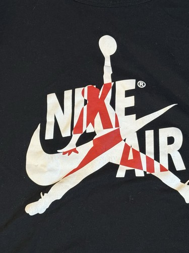 Nike Air Men’s Shirt Jumpman Air Max 97 Size XL Black Short Sleeve See Pics - Picture 2 of 8