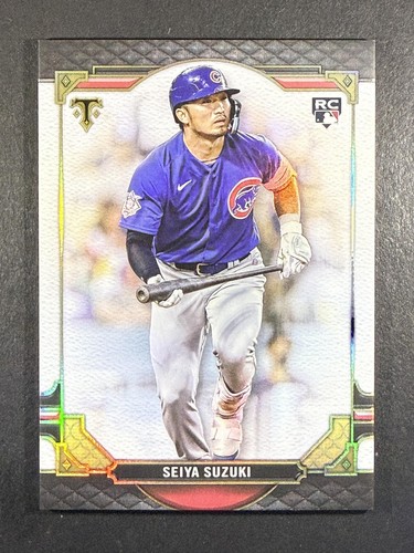 2022 Topps Triple Threads #48 Seiya Suzuki RC Rookie Chicago Cubs