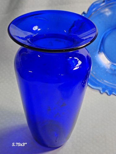 30 Vintage Cobalt Blue Glass - Picture 12 of 13