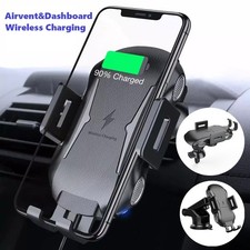 Car Wireless Charger Stand Mount Air Vent Holder For iPhone 16/15/14/13 Pro Max