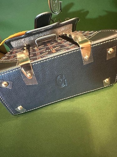 GOYARD Saigon Nano Bag Crossbody Pearl Blue Hand Purse Woman Auth New L/d proof - Picture 5 of 7