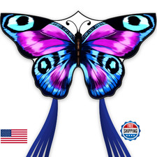 SGftre Colorful Butterfly Kite,Easy to Fly Large Outdoor Kite for Kids  Adults,