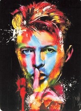 David Bowie Art Swap Playing Card – Iconic Abstract Portrait – Single Card