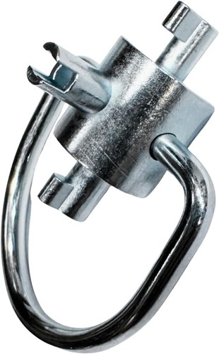 3-in-1 HVAC AC Valve Core Removal Tool Locking Refrigerant Caps Key R410 3IN1
