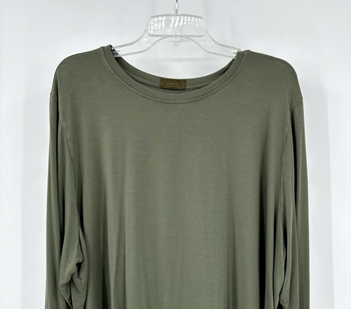 NUUDS Schlafanzug Jogger Set Langarm Bequem Lounge 2 teilig Olivgrün XXXL - Bild 4 von 12