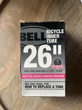 Bell Bicycle Inner Tube Standard Valve 26" x 1.75-2.25 Cruiser Comfort Mountain