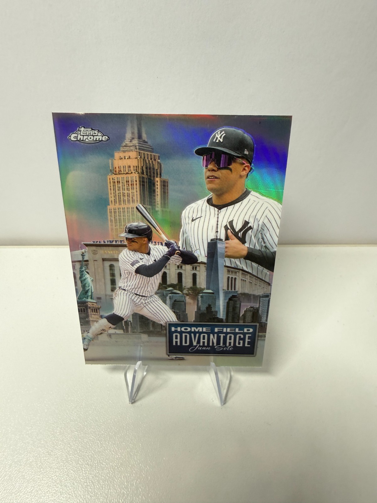 Juan Soto 2024 Topps Chrome Update Home Field Advantage #HFAC-39 Yankees