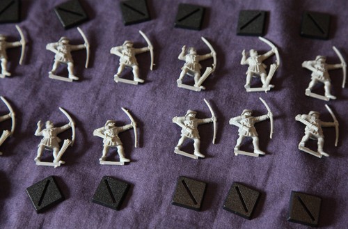 18 x Part Painted Bretonnian Peasant Bowmen Archers, Warhammer Fantasy Battles - Picture 3 of 7