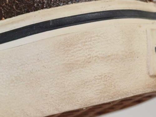 Vans Trainers UK 6 EU 39 Men US 7 Women US 8.5 Brown Authentic Cracked Leather - Picture 12 of 24