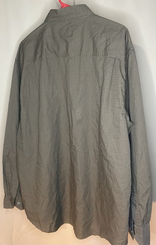 Wolverine 100% Cotton Men's Button Up Work Shirt Brown Size 2XL BISON VTG 2012๐ฅ - Picture 3 of 4