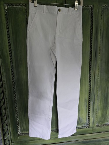 Jungen Neu Größe 12 Baumwolle Weiß Chino Hose Janie And Jack