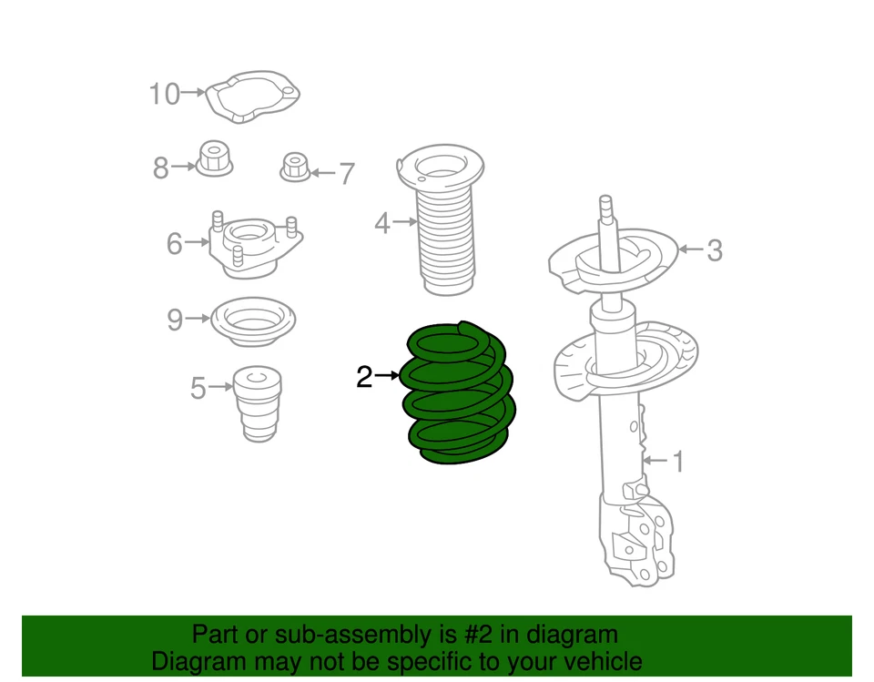 Muelle helicoidal original Mitsubishi 4040A418 Foto 2 de 2