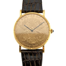 CORUM Twenty Dollars Double Eagle Heritage Coin Watch 35mm 1895 RARE