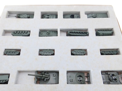 16x Militär Panzer Vintage Mini H0 Modelle 1:86 Krauss Maffai | Roskopf mit OVP - Bild 3 von 20