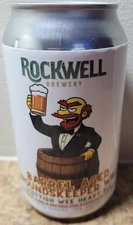 CRAFT Beer Can Barrel Aged Groundskeeper Scottish Ale. The Simpsons Wille 2025
