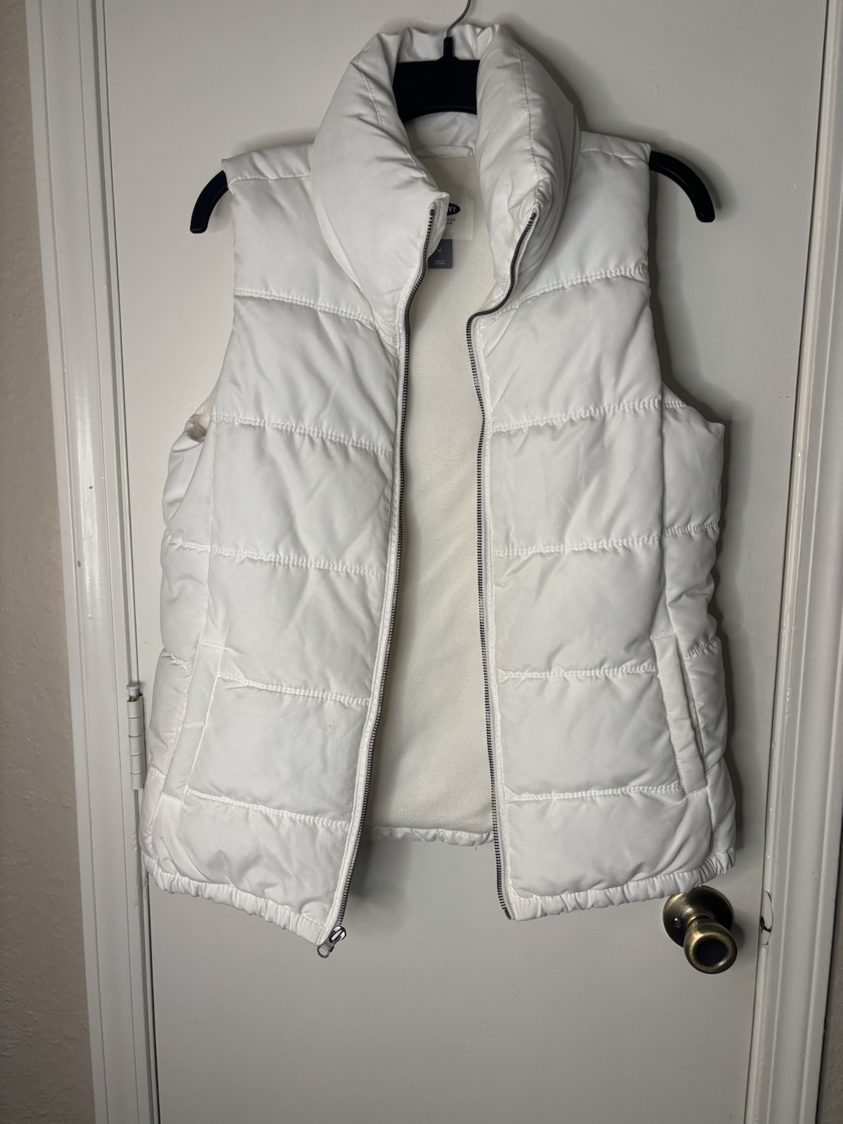 Old Navy Women Winter Water-Resistant Quilted Puffer Vest Outdoor Wear Size Med