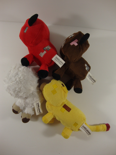 Minecraft Plush Toys 4 Stuffed Animal Plush Soft Toys Mojang - Picture 4 of 6