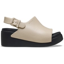 crocs DYLAN Platform Slides 213012-0SA Black/Dulc  Women's Slip On Shoes