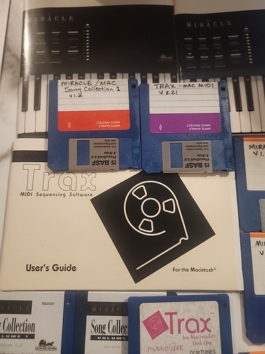 Trax & The Miracle Klavier-Lehrsystem für Macintosh-Disketten & Handbücher - Bild 5 von 12