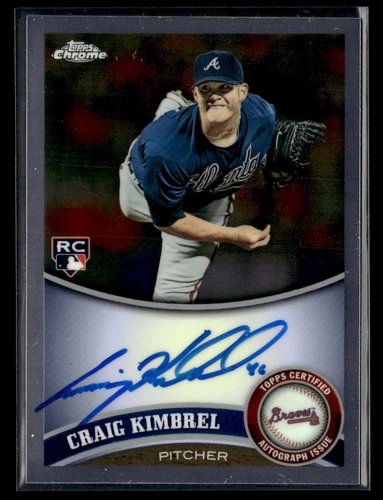 2011 Topps Chrome #195 Craig Kimbrel Rookie Autographs