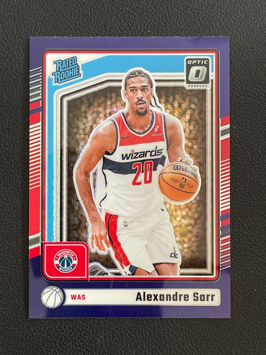 Alexandre Sarr 2024-25 Panini Donruss Optic RC Purple #276