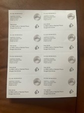 M&S Hot Drinks Vouchers or Iced Coffee Vouchers x 8 Valid Til 31 December 2025