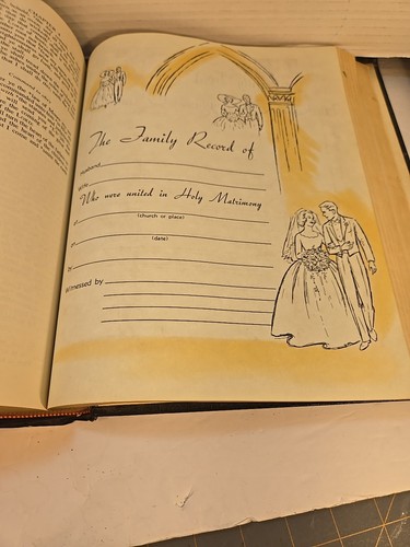 Vintage 1966 The Holy Bible New & Old Testament Illustrations & Extras Book USA - Picture 7 of 14