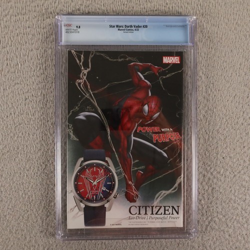 Star Wars Darth Vader #20 CGC 9.8 Mandalorian Grogu Sprouse 1er 50 2022 A3 - Imagen 11 de 21