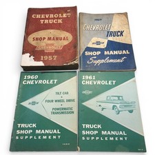 19571961 Chevrolet Truck Shop Manual Supplements Lot Original Gm Guides