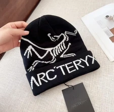 Arc'teryx Bird Word Toque Beanie Black Void Merino Wool Winter Hat New