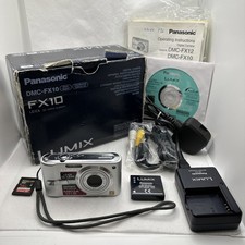 Panasonic Lumix DMC-FX10 6.0MP Digital Camera Tested Plus Charger Battery 16GB
