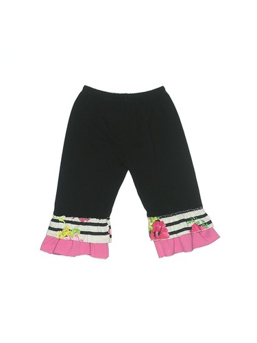 Unbranded Girls Black Fleece Pants XL Youth