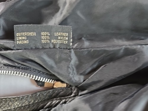 Street Steel Highway Motorcycle Jacket Size 38/40 Black - Picture 9 of 16