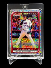 2008 Bowman Chrome PEDRO MARTINEZ /250 XFRACTOR SSP HOLO REFRACTOR #186🔥RARE🔥
