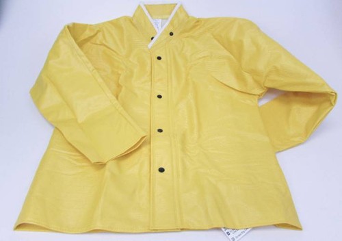 Neese 56SJ PVC/Polyester Dura Quilt Flame Resistant Yellow Rain Jacket Large - Bild 1 von 4