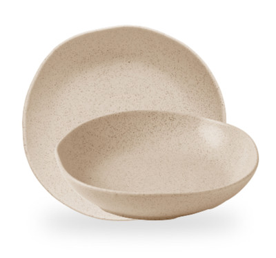 4 Stück (Set) Churchill Stonecast Natural Organic Pasta-Bowl Ø 25 cm in 4 Farben