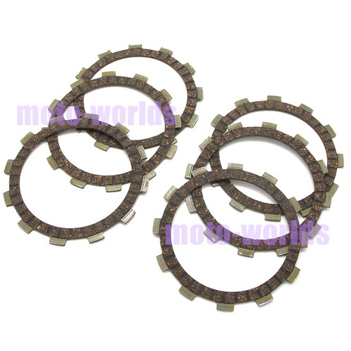 For Suzuki PE400 T/X 1980-1981/RM400 N/T 1979-1980 Clutch Friction Plate Kit Set - Picture 4 of 7