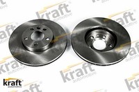 2X Bremsscheibe Kraft 6040410 2 Bremsscheiben Vorderachse Vorne