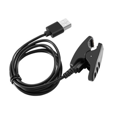 Ersatz-USB-Uhrenladekabel Mit Ladeclip Für Suunto-Uhren - Schwarz