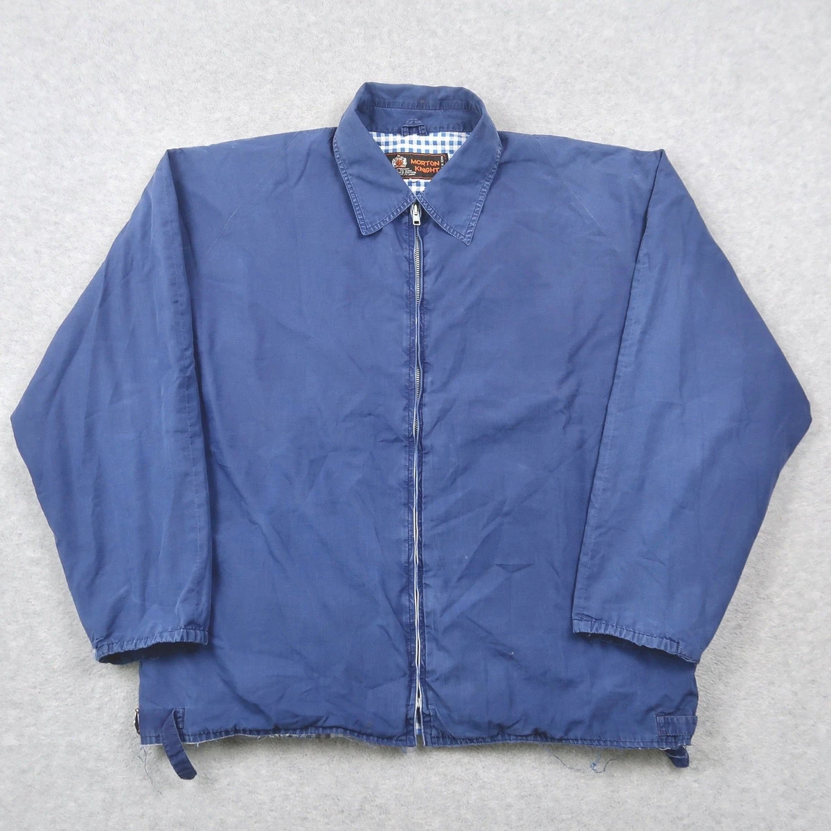 Bomber/Harrington Blue Vintage Outerwear Coats & Jackets for Men 