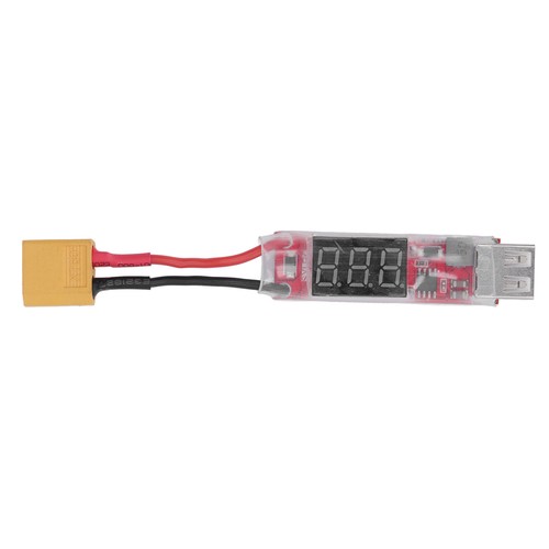 XT60 To USB Charging Adapter Easy To Connect Accurate Display XT60 To USB 2-6S - Picture 2 of 12