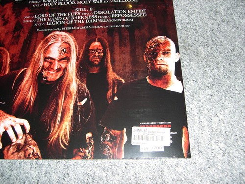 Legion Of The Damned - Descent Into Chaos (1st Press 2011, Clear Vinyl, Numbered - Bild 2 von 2