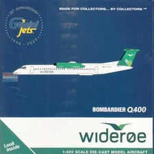 GEMGJ2290 1:400 Gemini Jets Wideroe Dash 8 Q400 Reg #LN-WDM