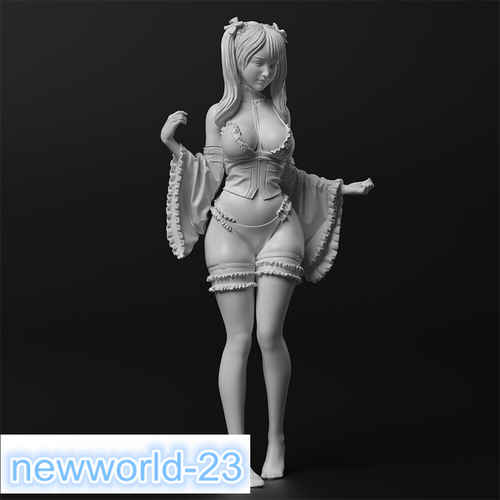 1:35 1:24 1:12 Sexy Maid Girl Resin Miniatures Figures Model For Cars Vehicles - Picture 2 of 13