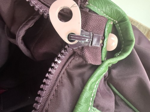 Y2K Juicy Couture Her Majesty Crystal 2002 Purple Green Nylon Carryon Bag Rare - Picture 23 of 23
